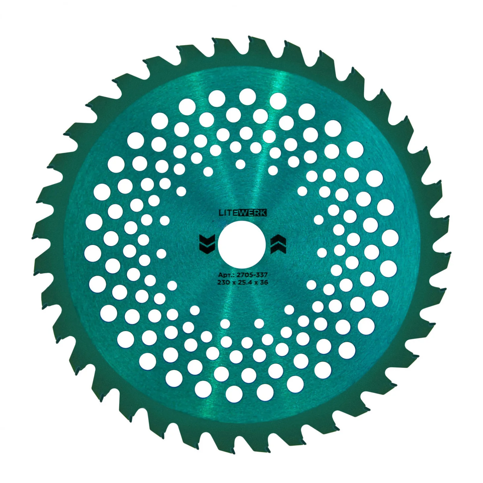 Диск для триммера 230 х 25.4 х 36 Green, п/к 25.4х22мм