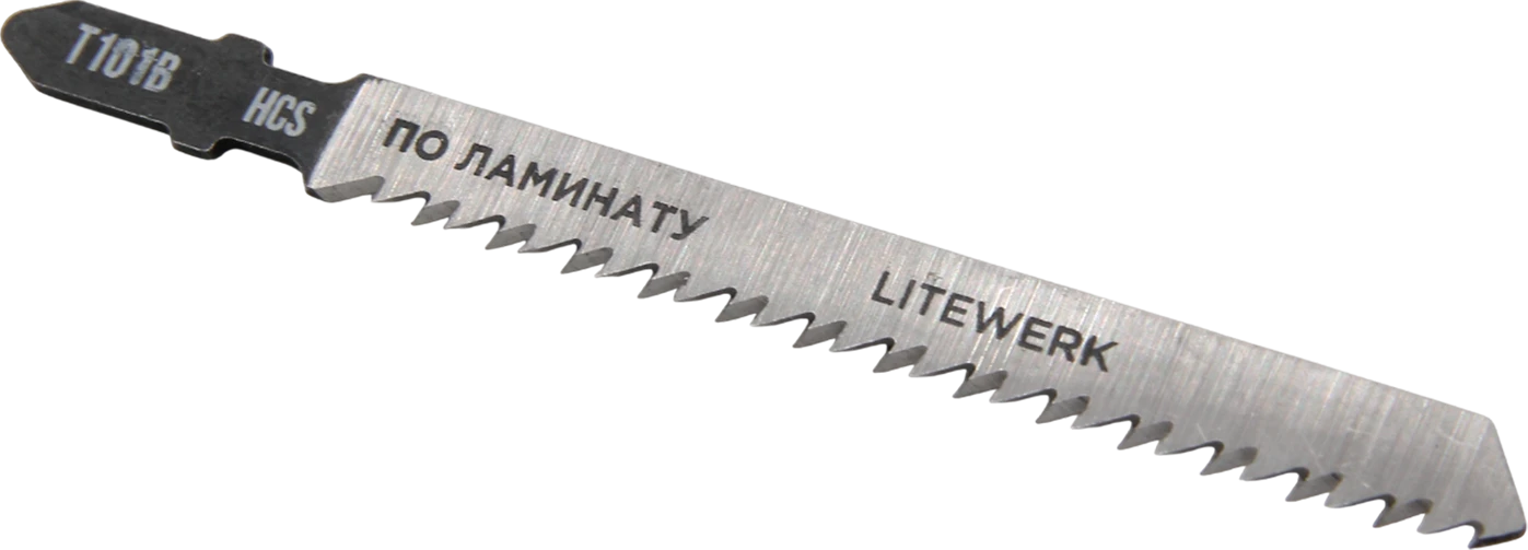Пилка для лобзика по ламинату, T101B HCS, 100х75мм, чистый рез, шаг 2.5мм, уп.5шт