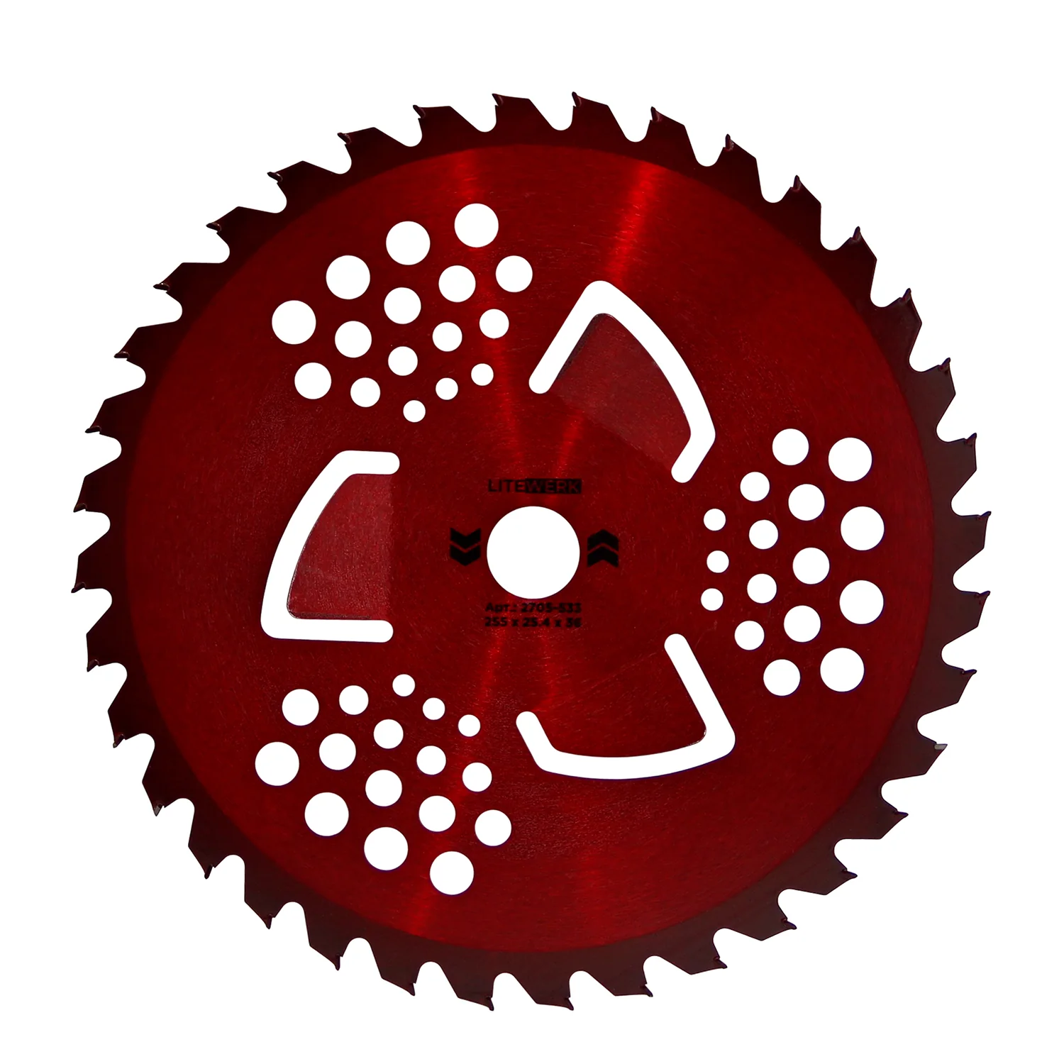 Диск для триммера 255 х 25.4 х 36 Red, п/к 25.4х22мм
