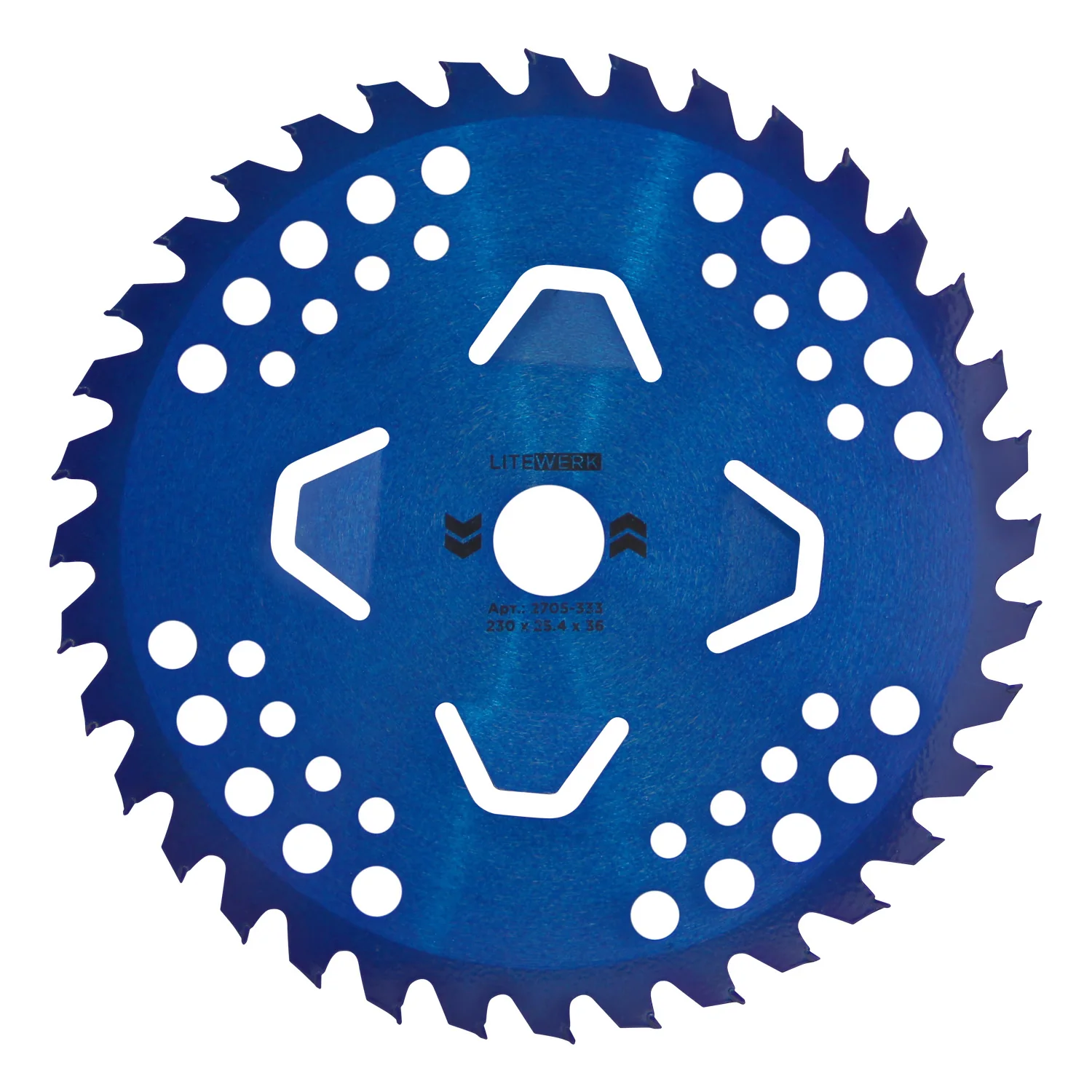 Диск для триммера 230 х 25.4 х 36 Blue, п/к 25.4х22мм
